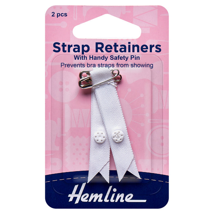 Hemline Shoulder Strap Retainer with Safety Pin - Strap Retainers