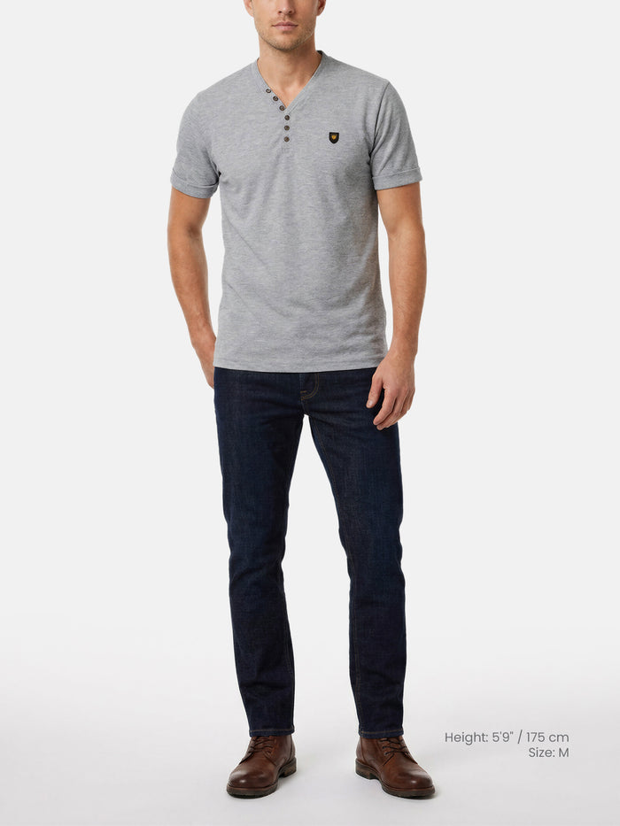 Het Tyvon Grijze T-shirt