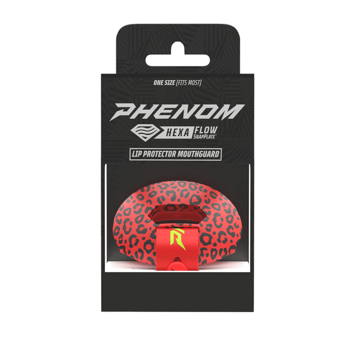 HexaFlow 4.0 SnapPlate™ Mouthguard - Red Leopard