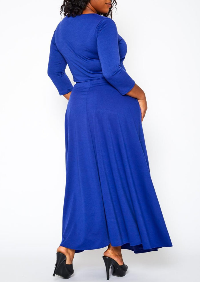 Hi Curvy Plus Size Women Effortless Two Piece Set with Pockets