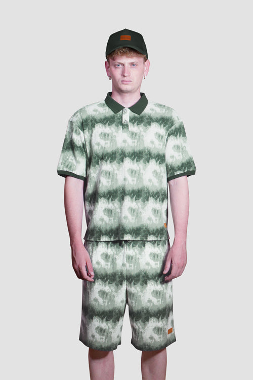 Hideout Leather Label 6-panel Dad Cap Green