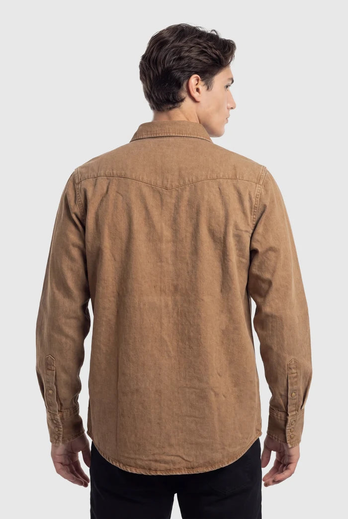 Homestead Denim Button Up