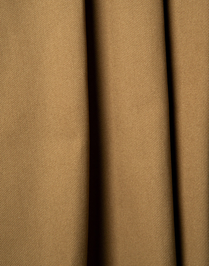 Iced Mocha Light Cotton Gabardine Twill Fabric, Atelier Brunette