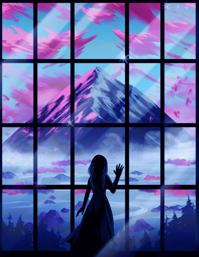 Icy Mountain View