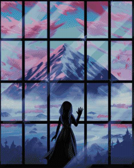 Icy Mountain View