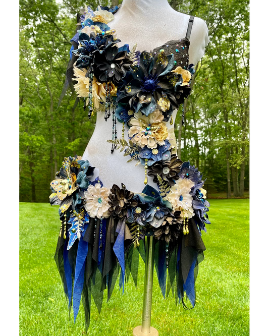 Midnights Dream Flower Fairy Bra and Bottom Monokini
