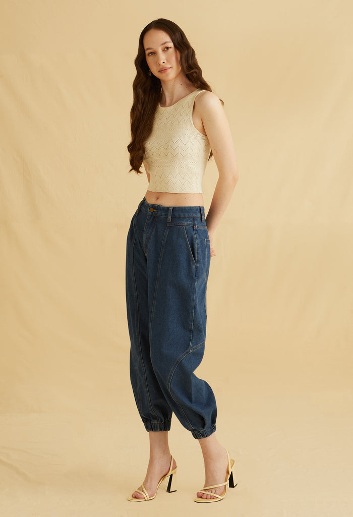 Ischia Cuffed Denim Jeans