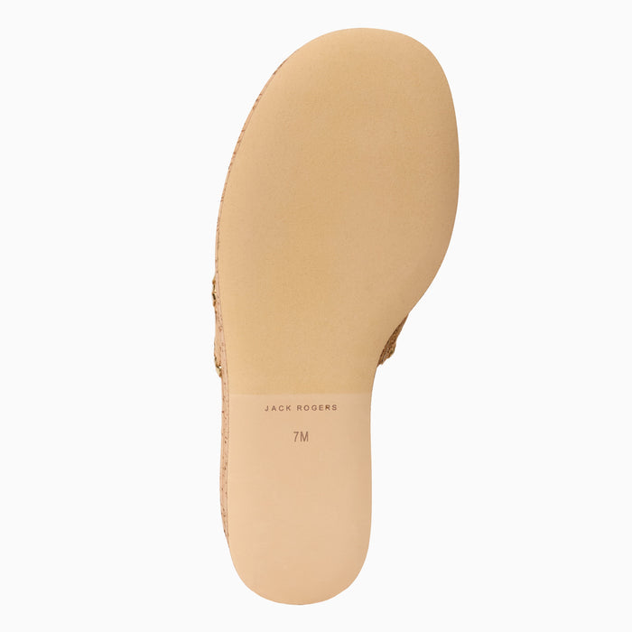 Jack Rogers Mid-Wedge - Cork - Cork/Gold