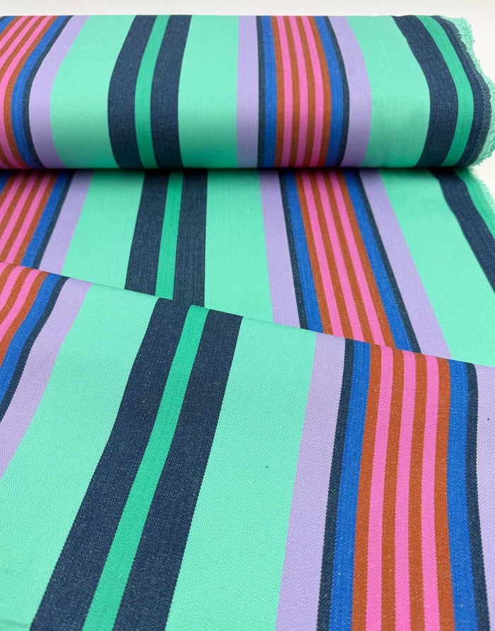 Jade Director Cotton Twill Fabric, Narrative by Anna Maria