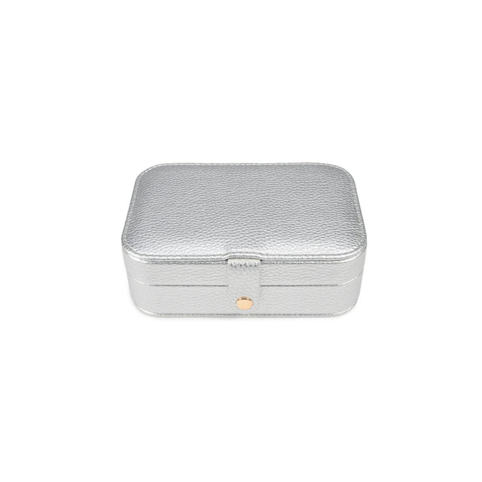 Jewelry Organizer Travel Leah Pearl White