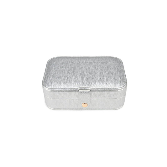Jewelry Organizer Travel Leah Pearl White