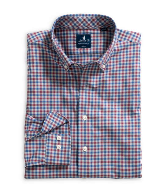 johnnie-O Chatham Gingham Button Up Shirt
