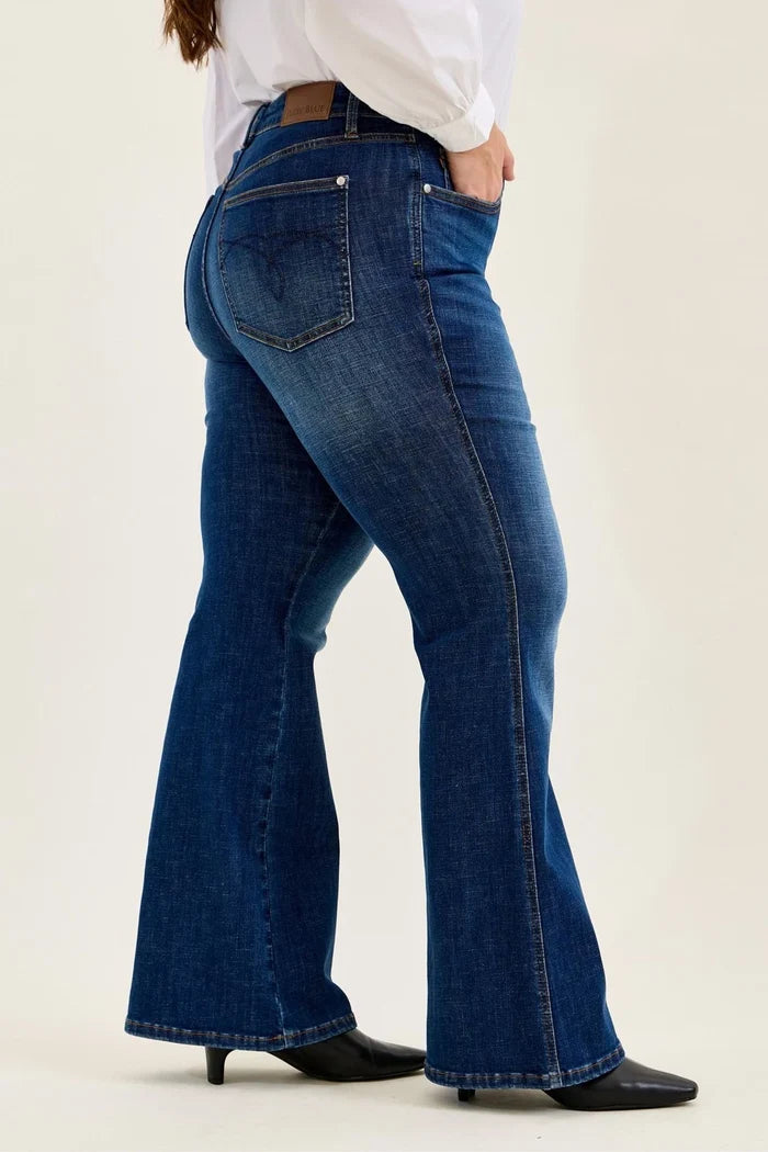 Judy Blue High Waist Tummy Control Charlotte Flare Jeans