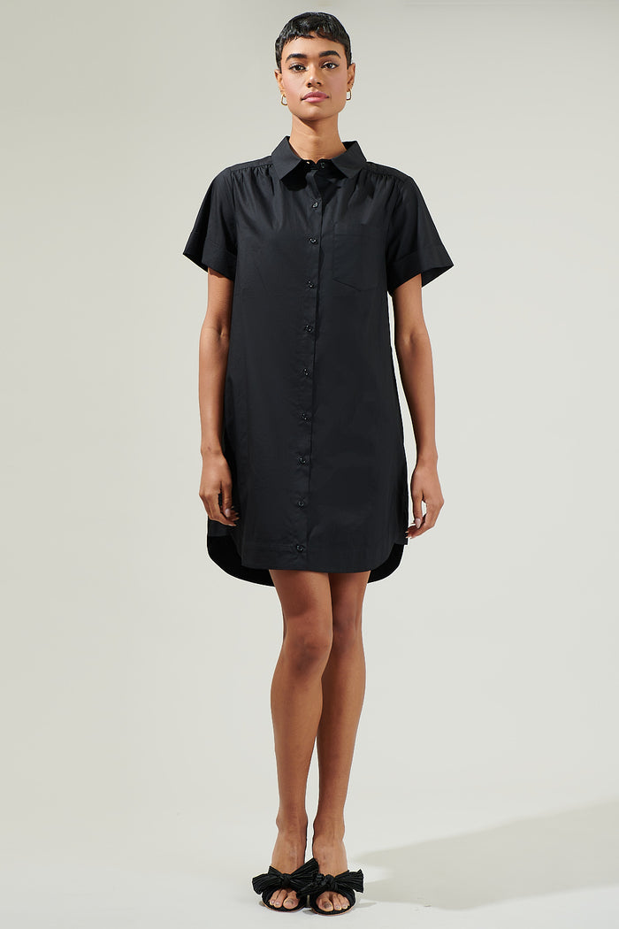 Kaylee Button Down Shirt Dress