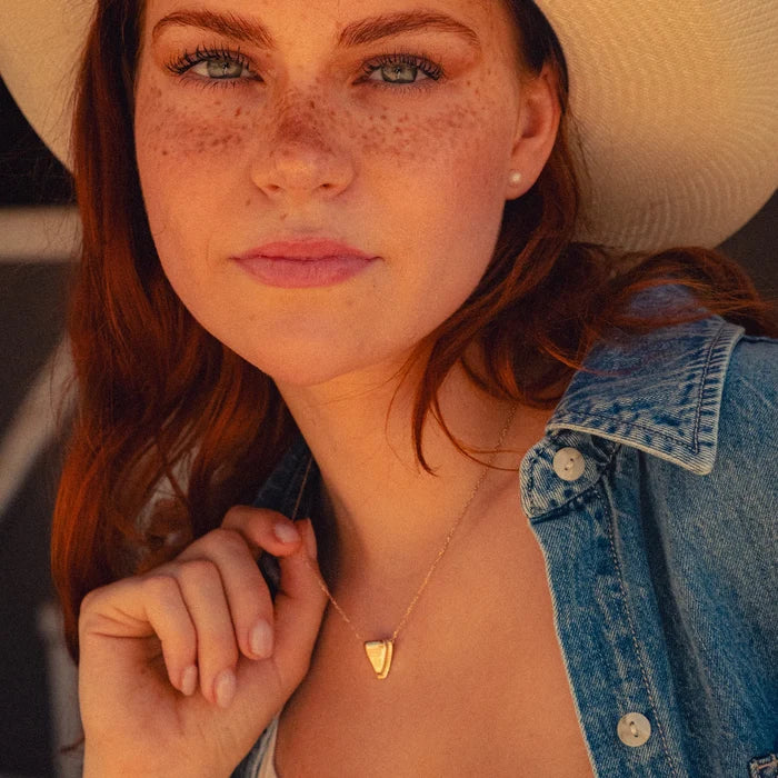Kendall Snip Toe Necklace in Gold or Silver by Spurwest