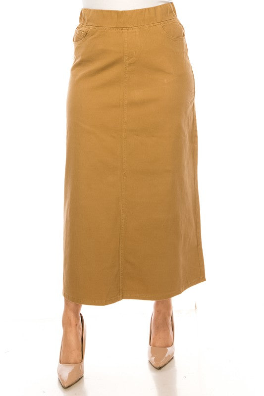 Khaki 38" Skirt