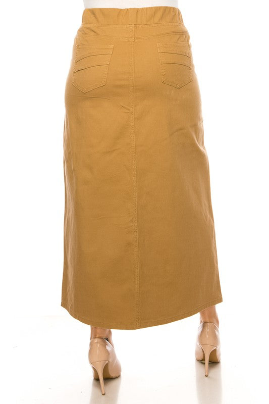 Khaki 38" Skirt
