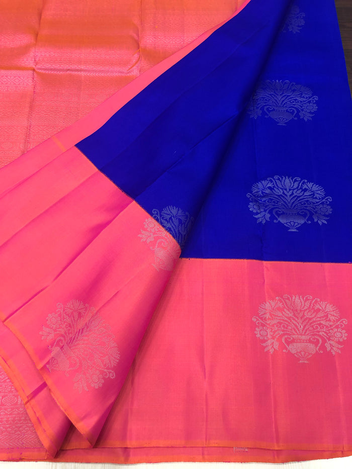 Korvai kanjeevaram silk saree