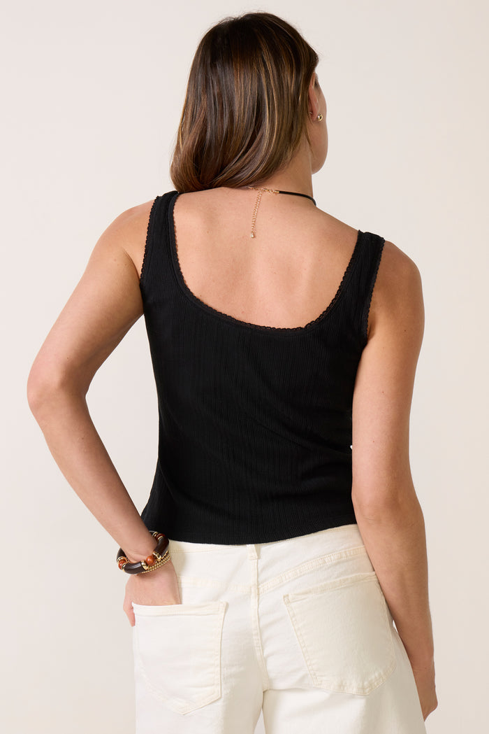Lainey Pointelle Tank