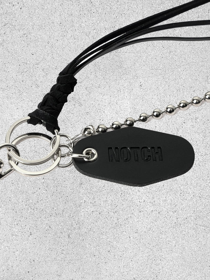 Leather Tassel Keychain