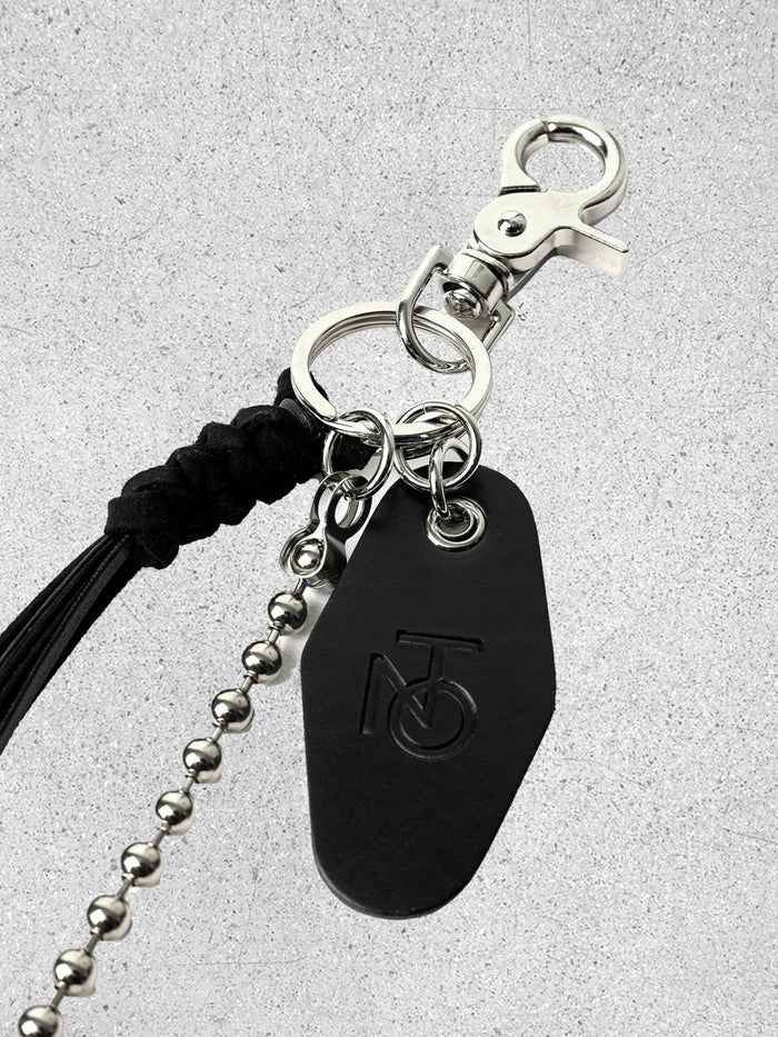 Leather Tassel Keychain