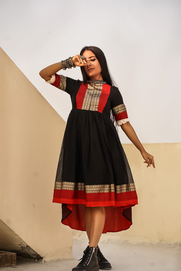 women midi dress image