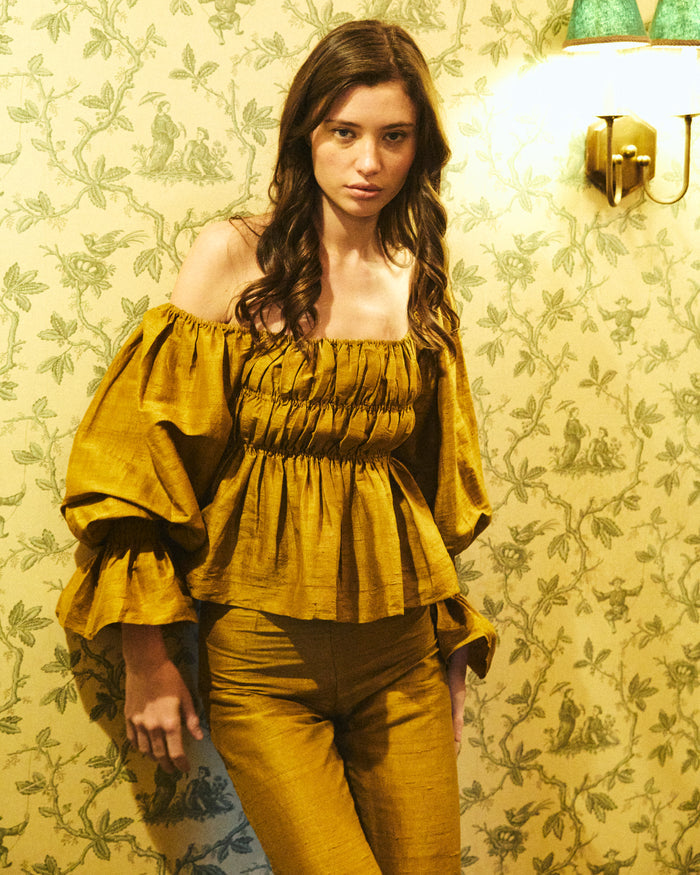 Libby Pant in Ochre