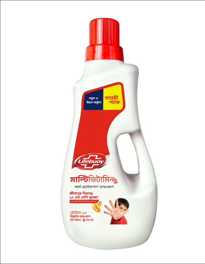 Lifebuoy Handwash (Soap) Total Bottle 1L