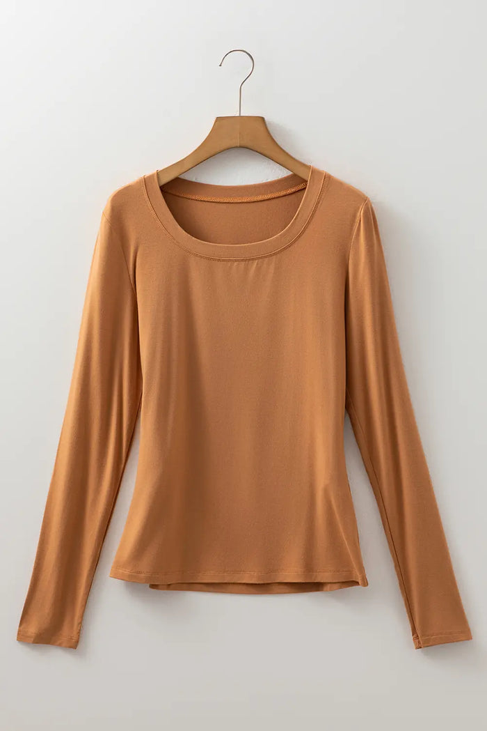 Long Sleeve Slim Fit Top - Tops/Long Tops