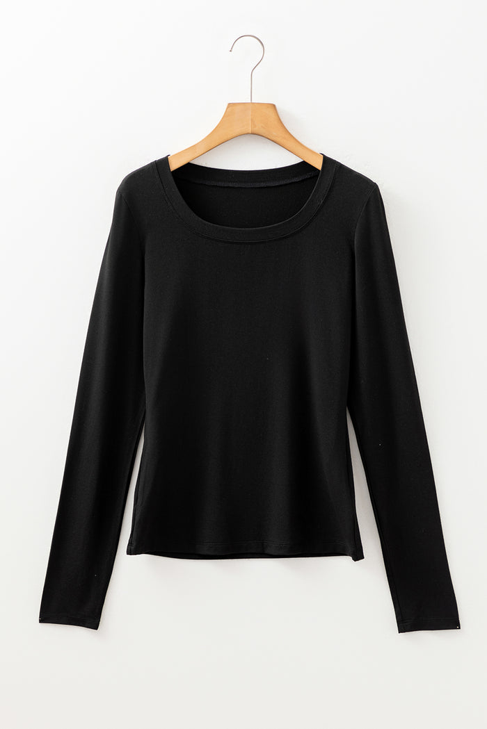 Long Sleeve Slim Fit Top - Tops/Long Tops