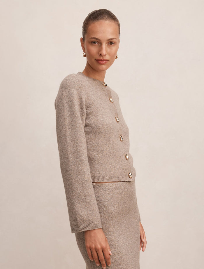 Lottie Button Detail Cardigan Forever New