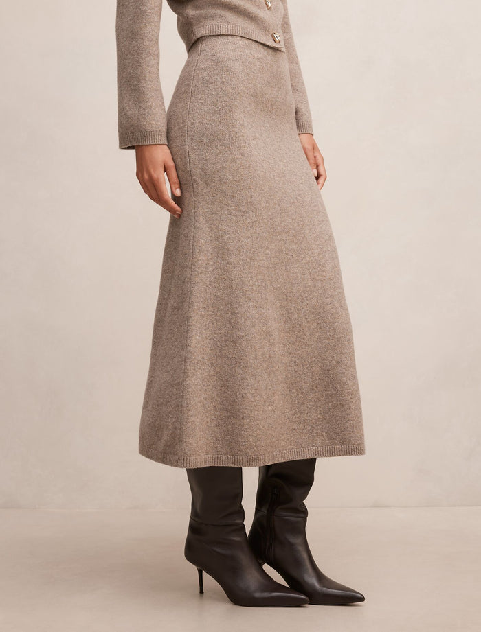Lottie Knitted Midi Skirt Forever New