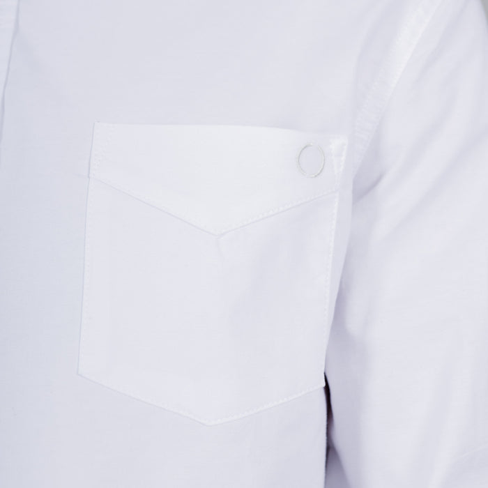 Lundie Cotton Oxford Long Sleeve Shirt - Optic White