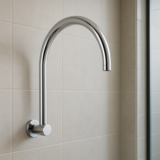 Luxury Gooseneck Shower Arm Chrome