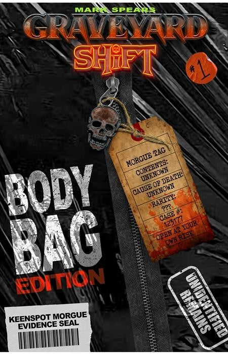 MARK SPEARS GRAVEYARD SHIFT #1 D SPEARS BODY BAG BLIND BAG TRADING CARD 7/27/26