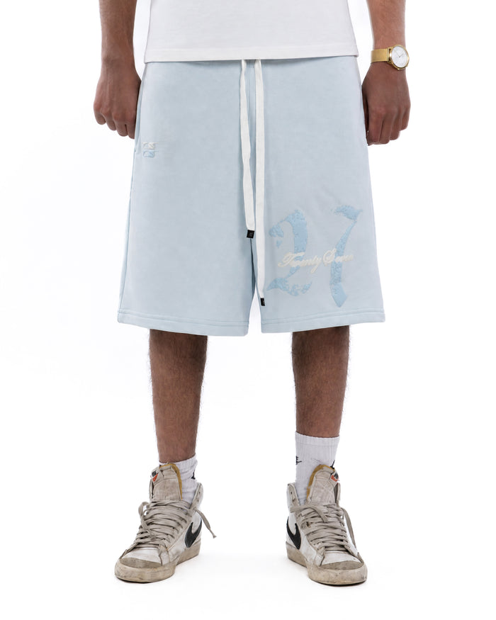 Marked Blue Shorts
