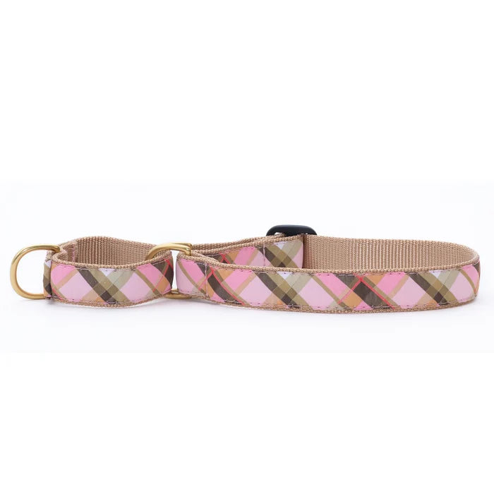 Martingale Collar | Pink Plaid