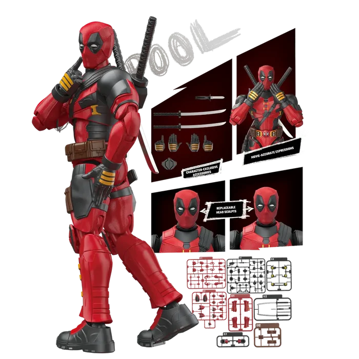 Marvel Deadpool & Wolverine Champion Class 04 Deadpool Model Kits | Blokees