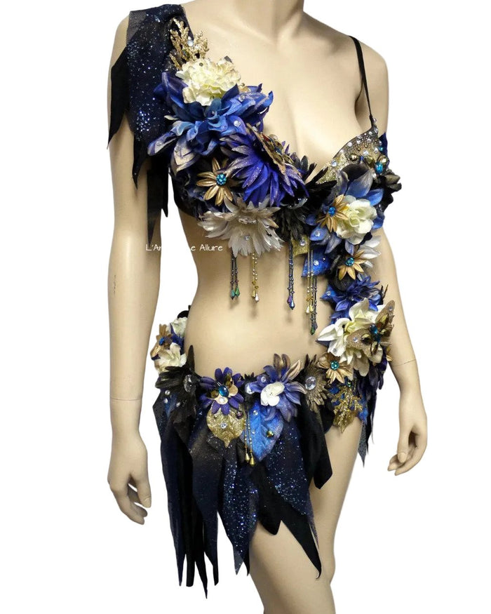 Midnights Dream Flower Fairy Bra and Bottom Monokini