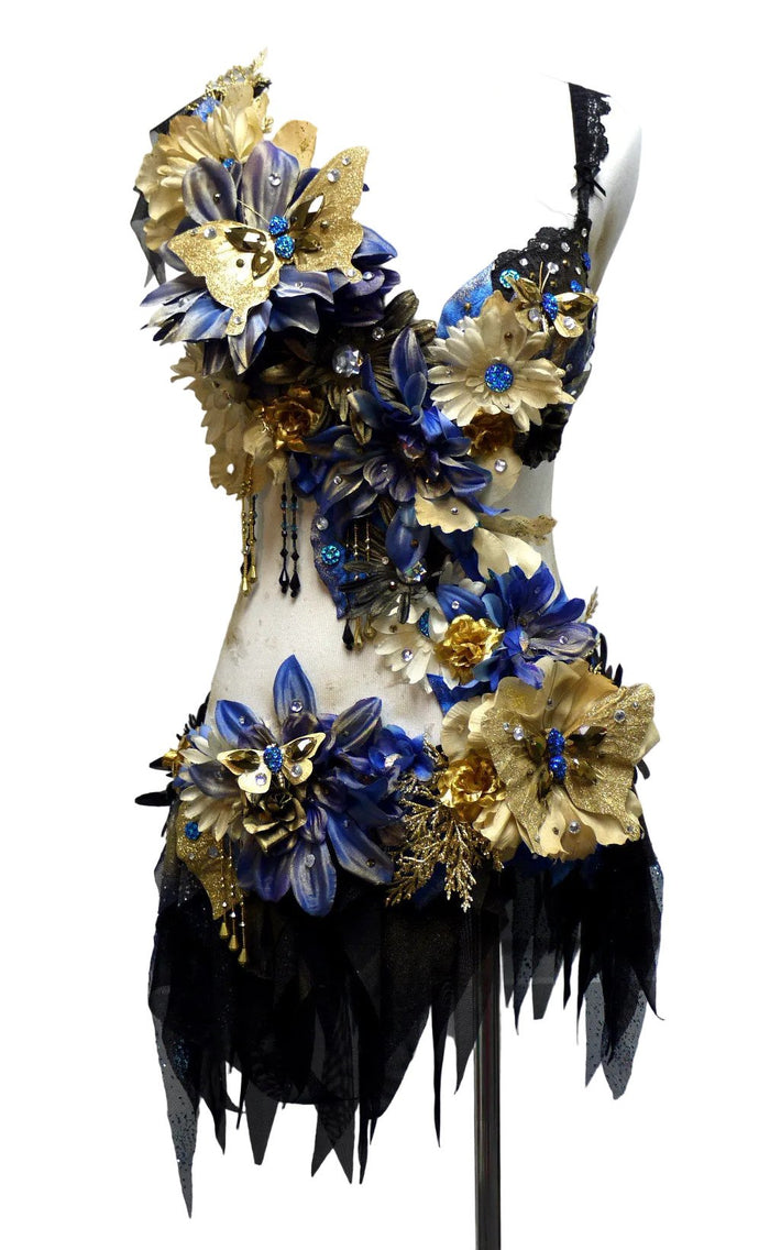 Midnights Dream Flower Fairy Bra and Bottom Monokini