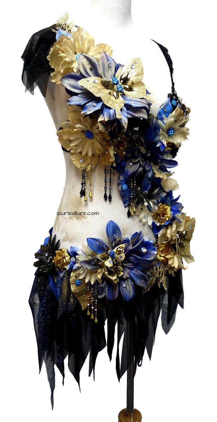 Midnights Dream Flower Fairy Bra and Bottom Monokini