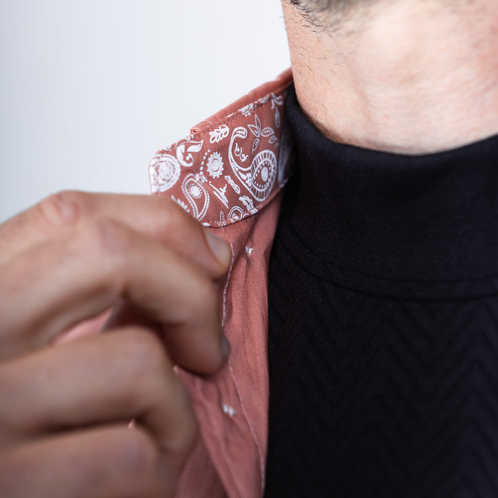 Mill Cotton Half Sleeve Shirt - Lotus