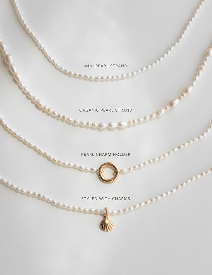 Mini Pearl Strand Necklace