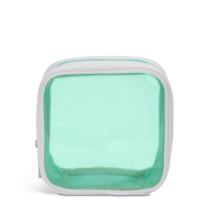 NEOM green transparent bag