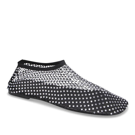 Mollini REAFFIRM Mesh Sandals in Black
