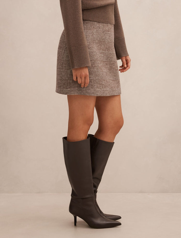Molly Check Mini Skirt Forever New