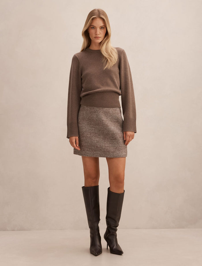 Molly Check Mini Skirt Forever New