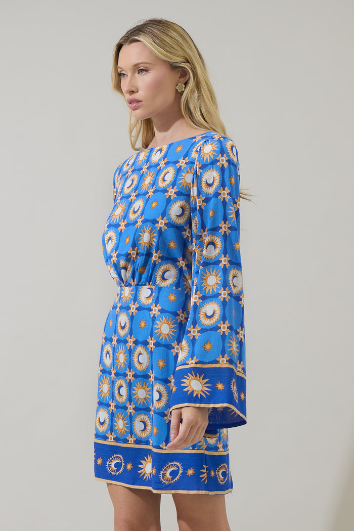 Moonshine Tovary Bell Sleeve Mini Dress