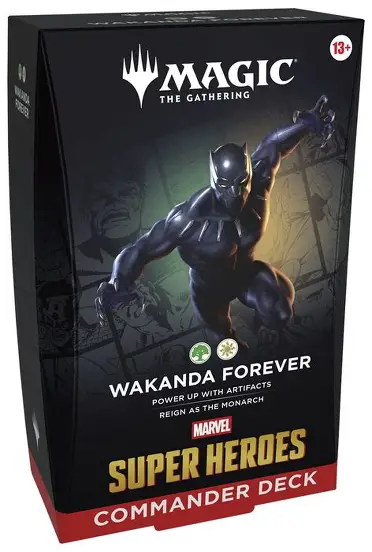 MTG MARVEL SUPER HEROS COMANDER DECK wakanda forever