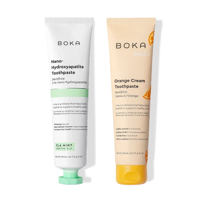 N-Ha Toothpaste 2-Pack with nano-hydroxyapatite to fortify enamel and remineralize teeth.